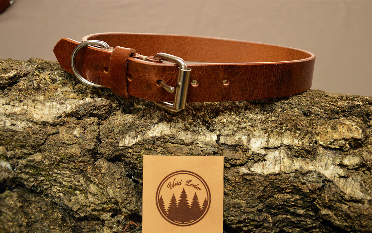 Hundehalsband Vintage ohne Ziernaht